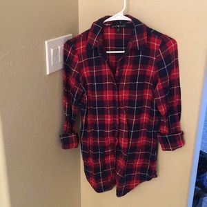 Red flannel top